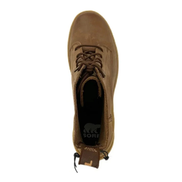 SOREL HI-LINE Leather Waterproof Heeled Lace-Up Combat Boots - Picture 5 of 8